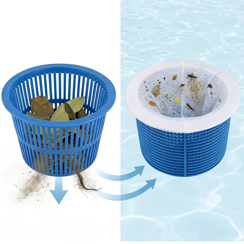 Chaussettes filtrantes anti-poussière pour skimmer de piscine