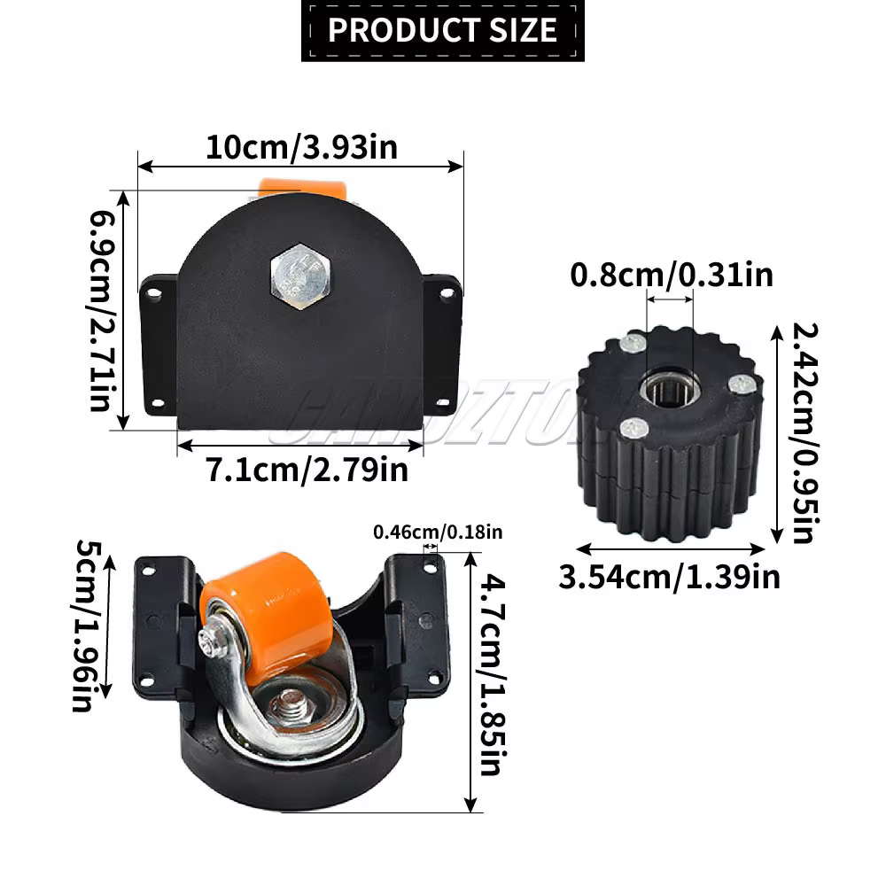 Nouvelle roue arrière entièrement rotative à 360 degrés pour tondeuse robot Husqvarna Gardena R38Li R40Li R45Li R50Li Flymo
