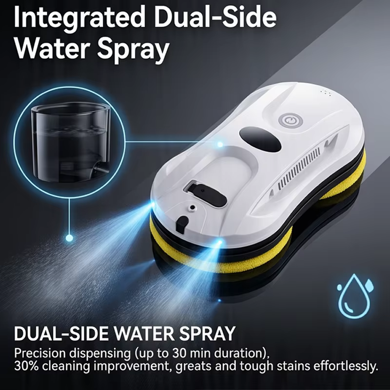 Système UPS Robot nettoyeur de vitres aspirateur appareil ménager intelligent nettoyage automatique lave-vitre lave-vitre lavage de vitres vadrouilles électriques