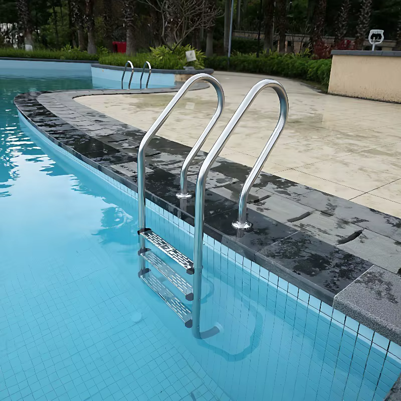 Échelle de piscine en acier inoxydable 304 à 2/3/4/5 marches