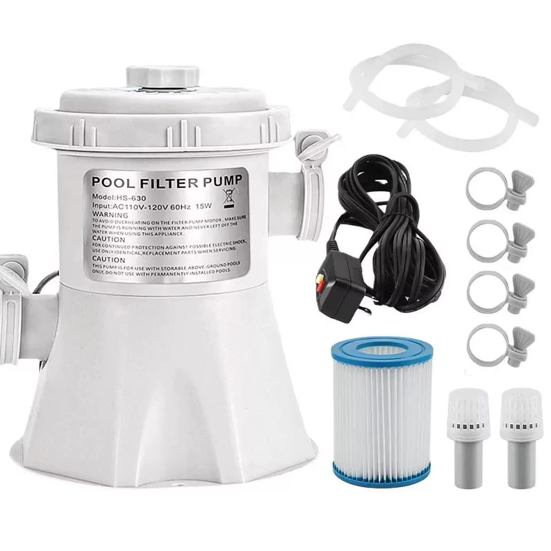 300 530 800 gal piscine circulation filtre à eau pompe hors sol électrique
