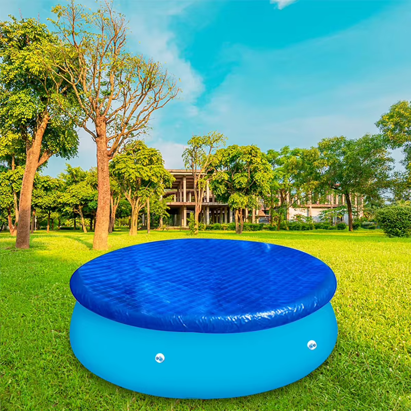 2025 couvertures de piscine rondes solaires piscines au-dessus du sol protecteur de couverture