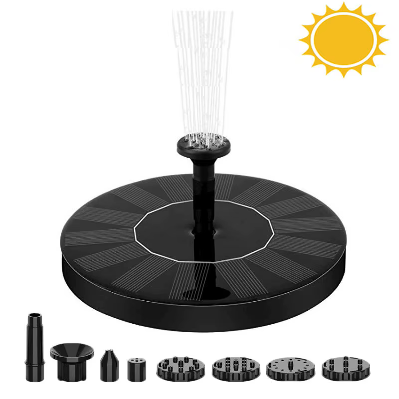 Mini fontaine à eau solaire pour piscine et sécuritaires