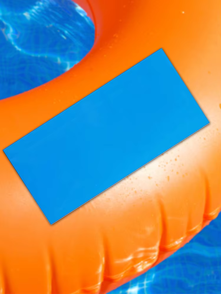 Kit de réparation de piscine auto-adhésif en PVC