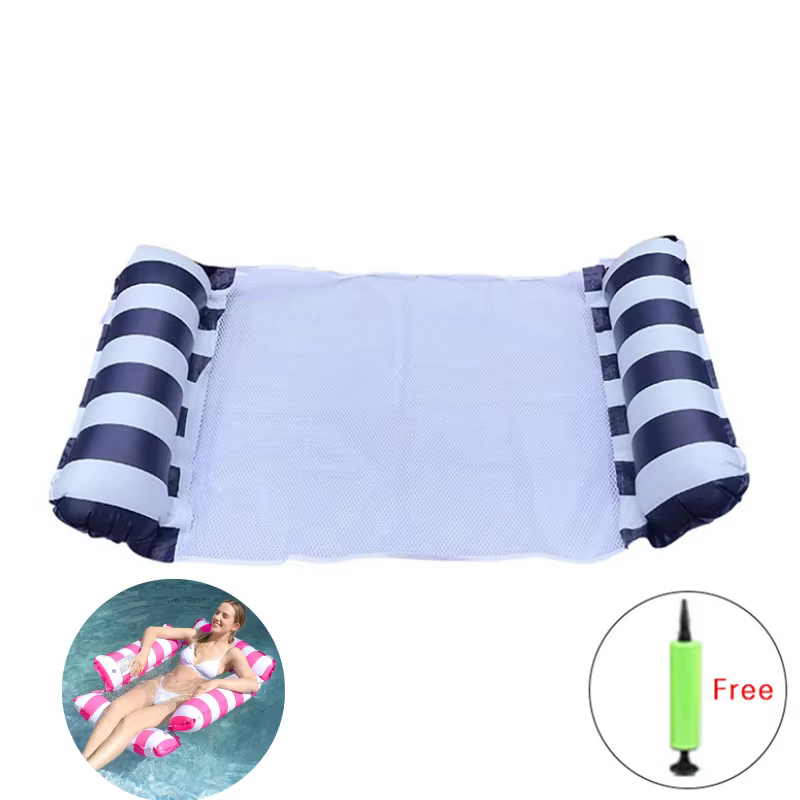 Chaise flottante pliable en polymère pour piscine