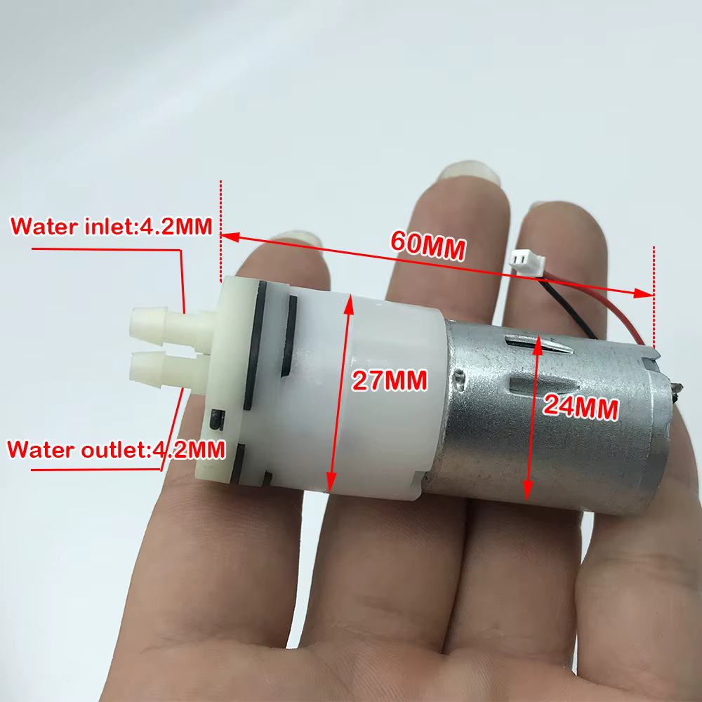 Micro Pompe à Eau Auto-Amorçante à Membrane avec Brosse en Carbone