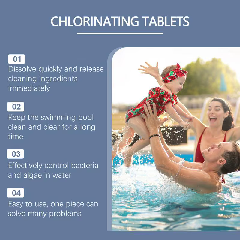 Comprimés de piscine effervescents