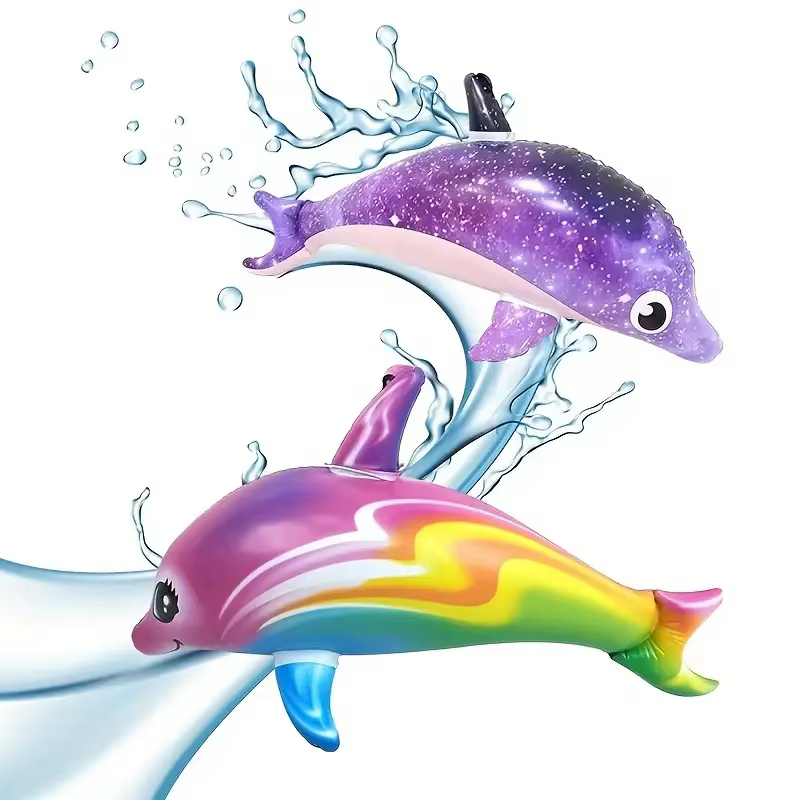 Dauphins et requins gonflables