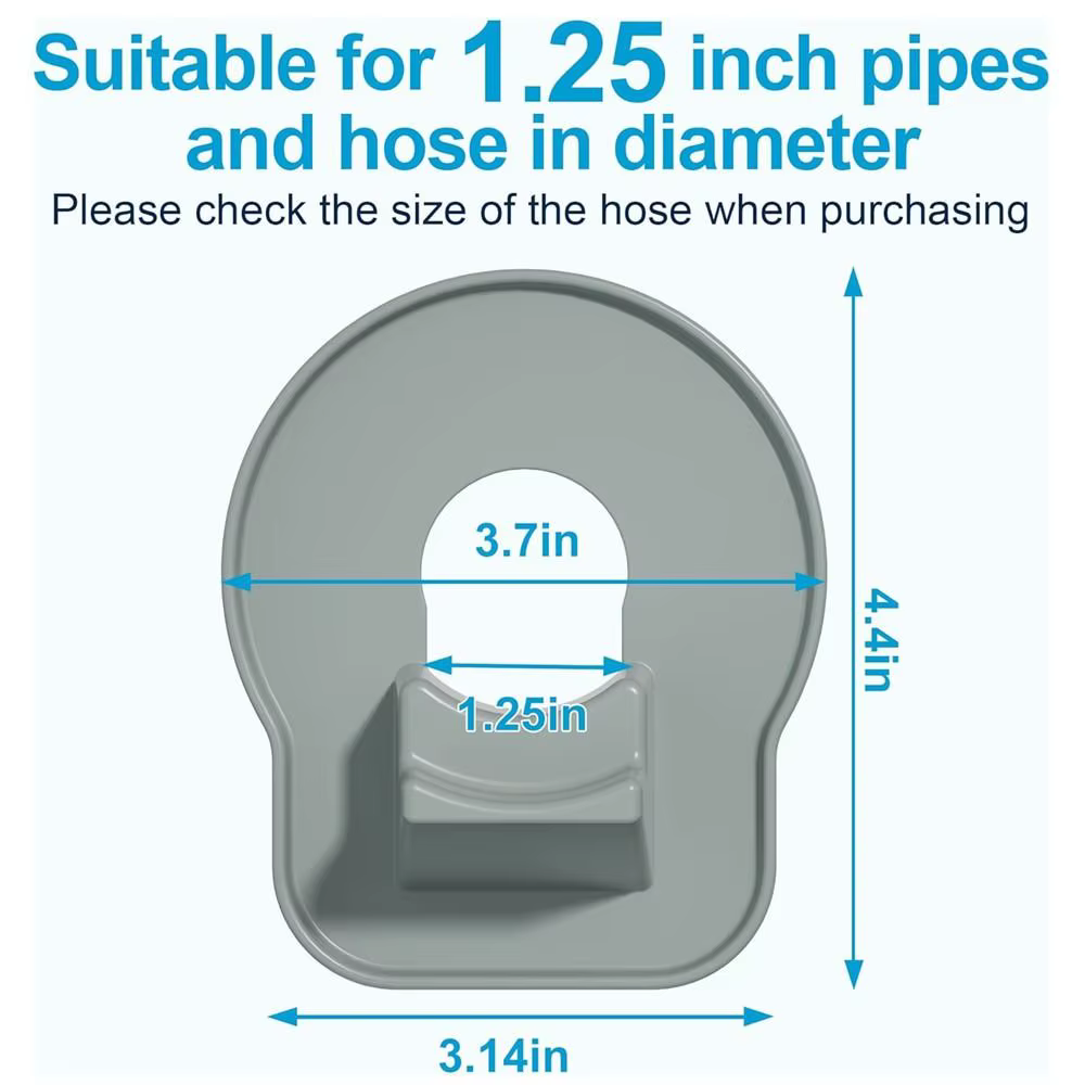 Support universel durable pour tuyau de piscine de 1