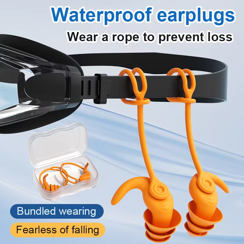 Bouchons d'oreille de natation en Silicone