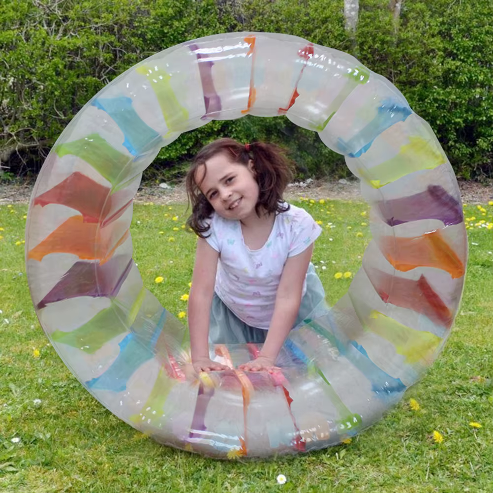 Roue aquatique gonflable pour piscine, rouleau aquatique type hamster