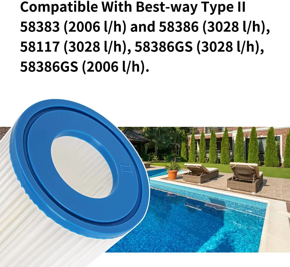 Cartouches Filtrantes pour Bestway II