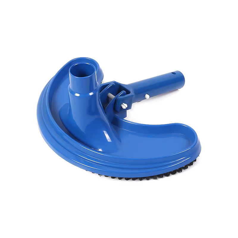 Tête d'aspirateur pour piscine - Conception en forme de demi-lune - Compatible avec les piscines enterrées/hors sol - Construction en plastique durable