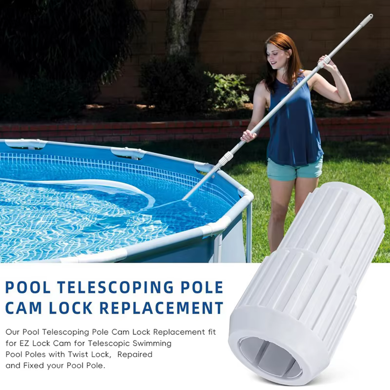 Remplacement de serrure de came de poteau télescopique de piscine de 2 pièces