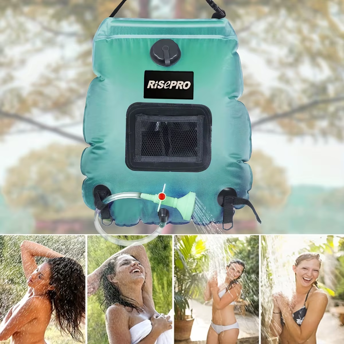 Sac de douche solaire, 5 gallons/20L