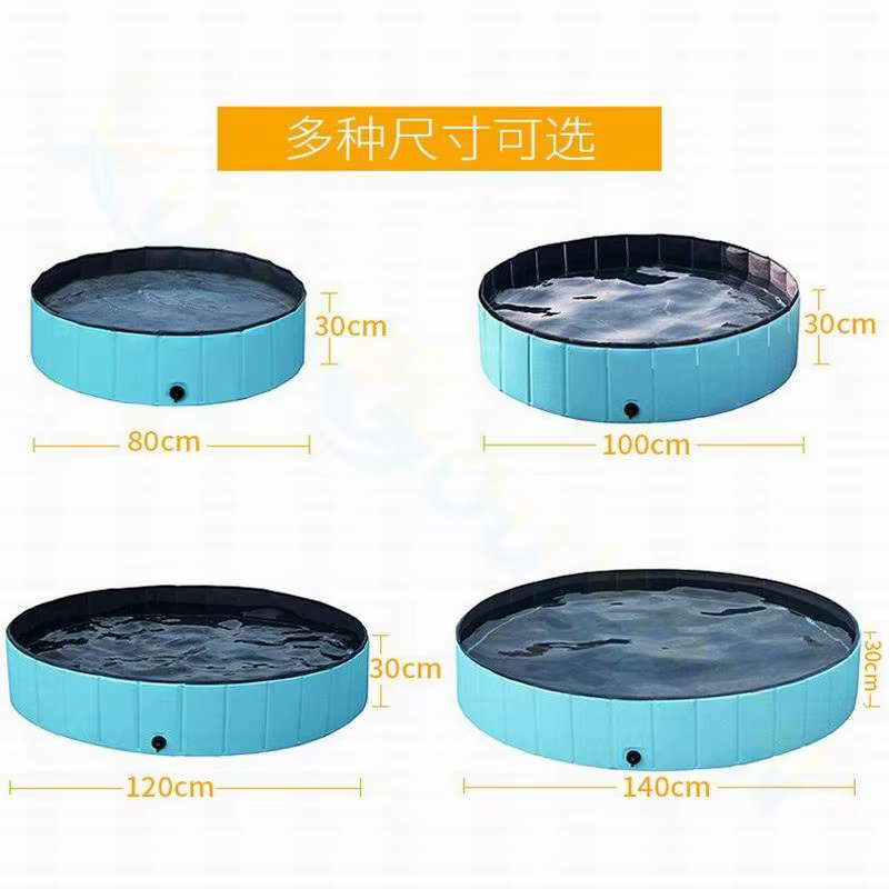 Piscine pliable pour chat et chien