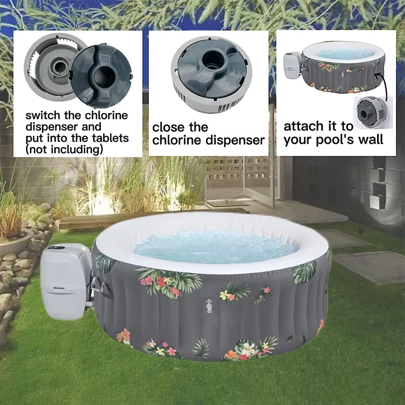 Système de distribution de chlore chimique de piscine P05345 P03821