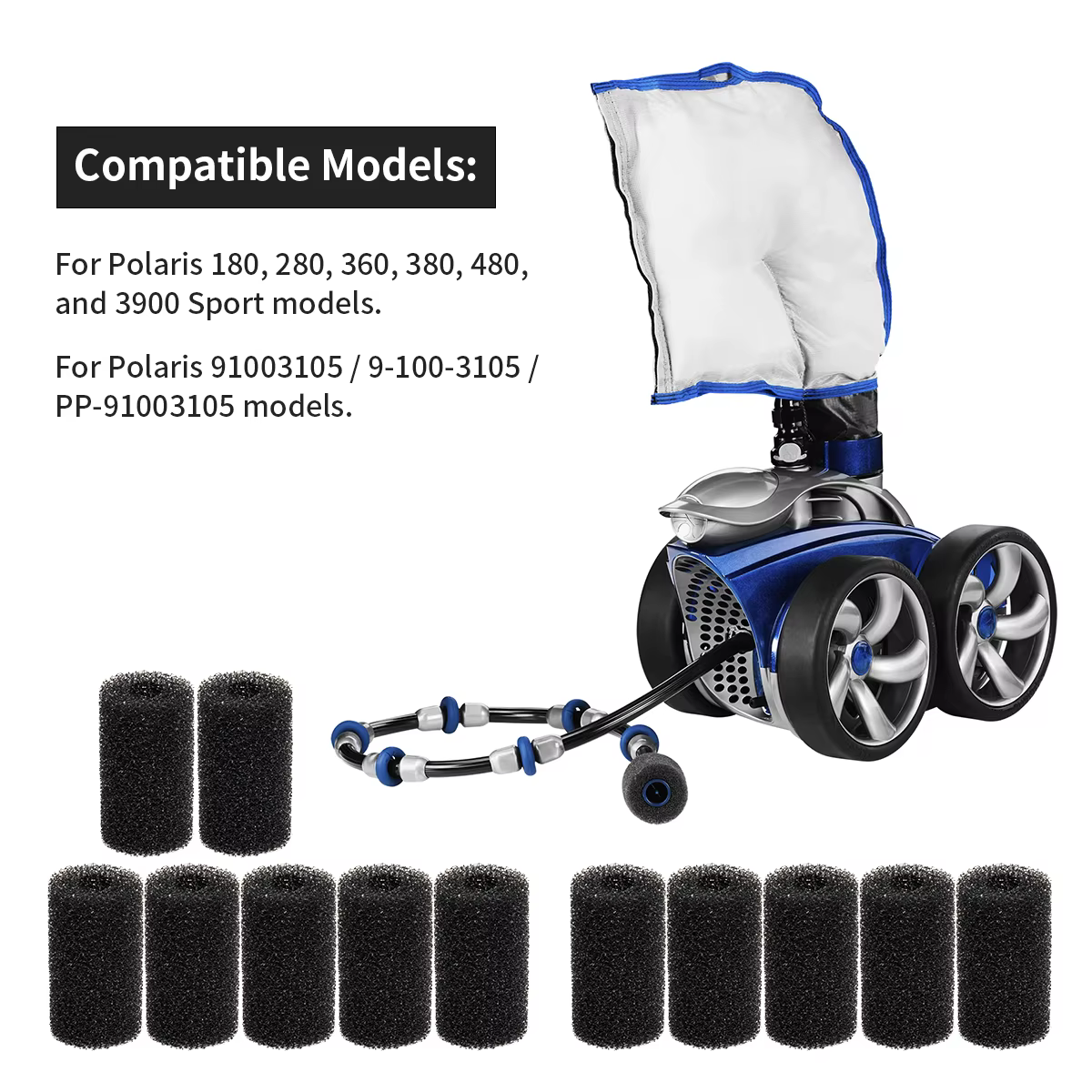 12 pièces pour Polaris 180 280 360 380 480 3900