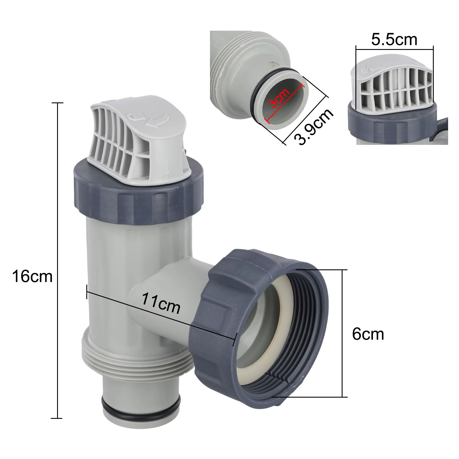Ensemble de vannes à piston de piscine 25010