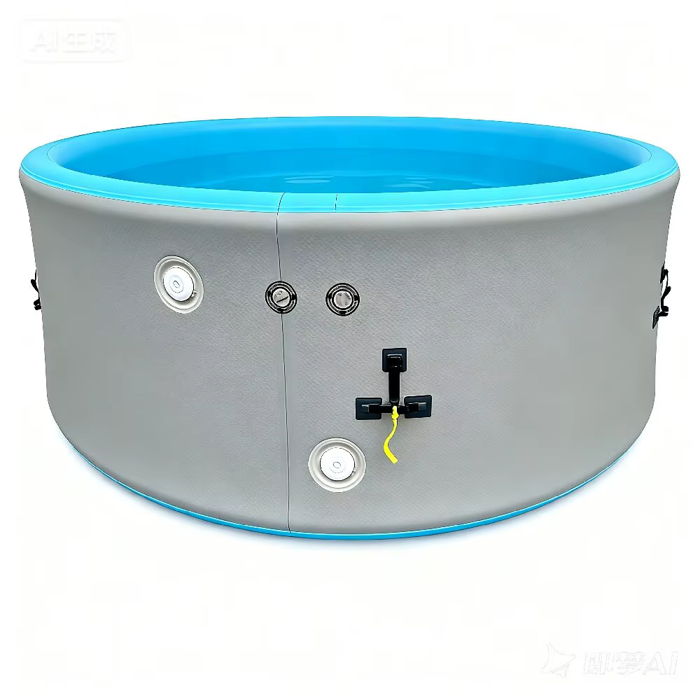 Piscine gonflable, piscine hors sol en PVC pour l'extérieur, piscine portable, piscine familiale ronde robuste pour enfants