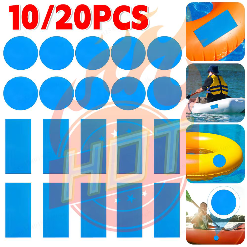 Patch de réparation de piscine auto-adhésif en PVC