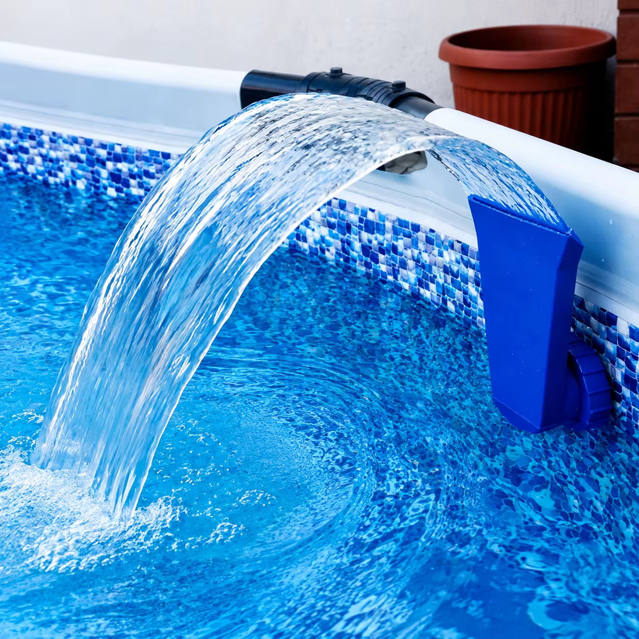 Buse de fontaine cascade pour piscine