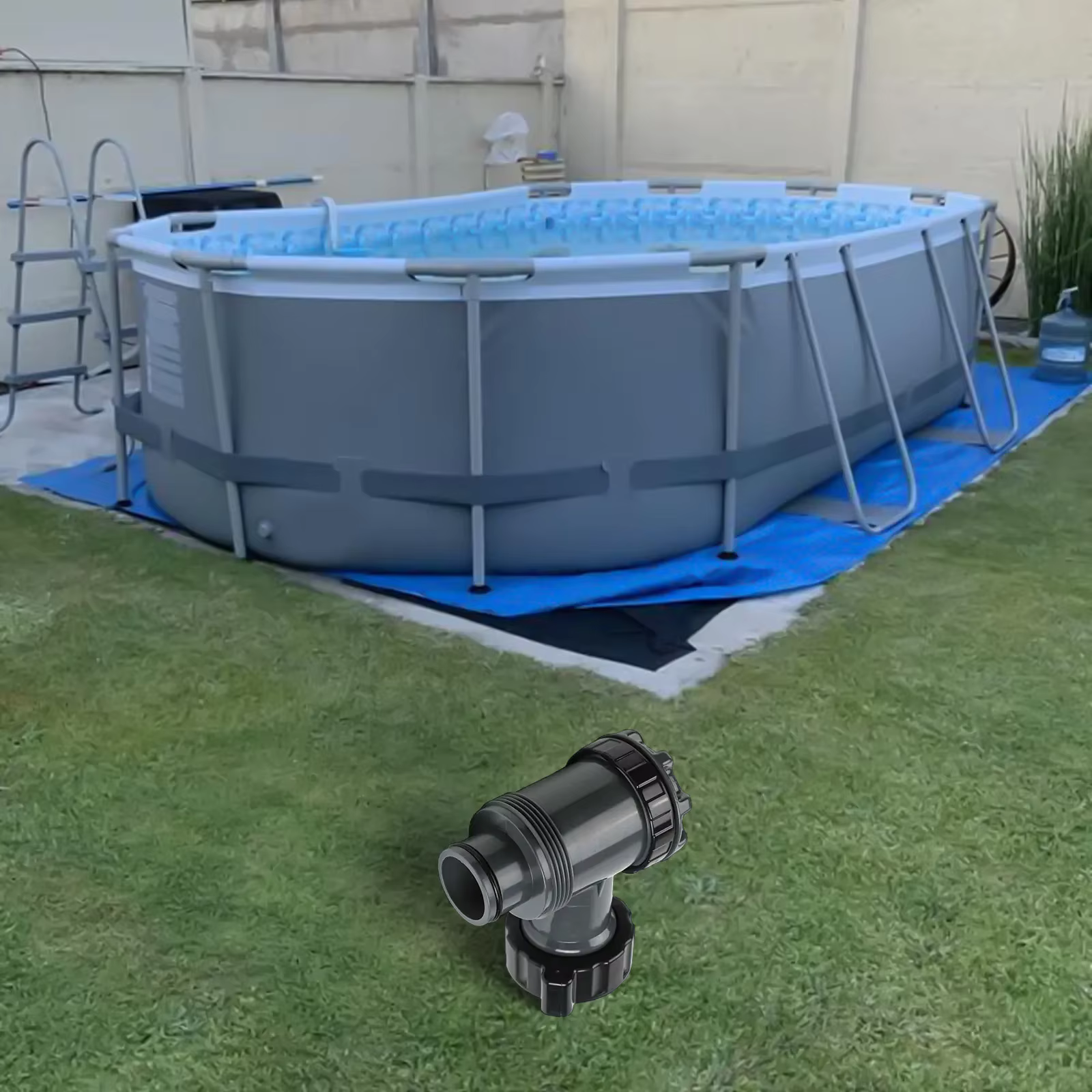 Valve à piston d'entretien de piscine