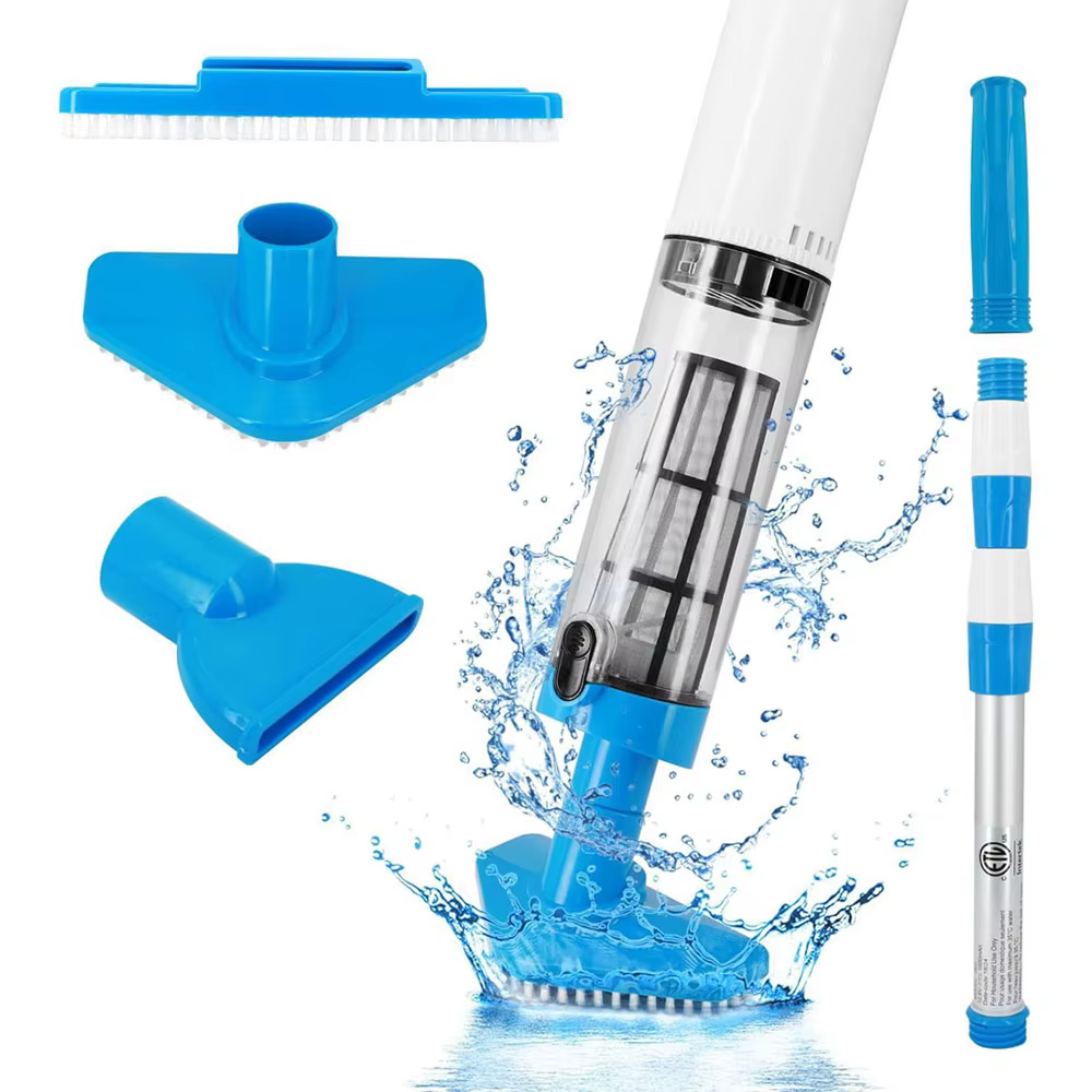 Aspirateur de piscine sans fil rechargeable 3 en 1