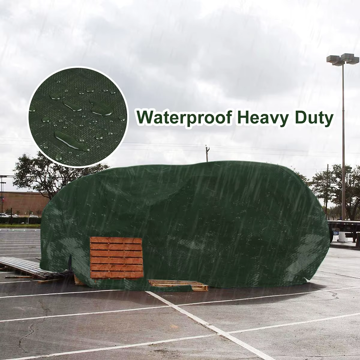 Grande bâche imperméable et robuste