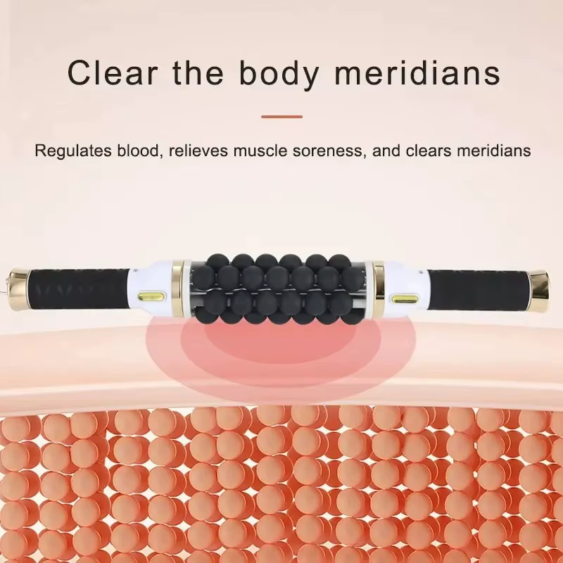 Rouleau de perles de réduction de la Cellulite, Massage, Drainage lymphatique, perles roulantes, thérapie cylindrique, contour du corps, Machine d'élimination des graisses