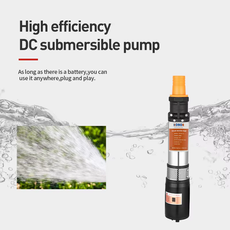 Pompe à eau solaire SubSN avec batterie à haute levée