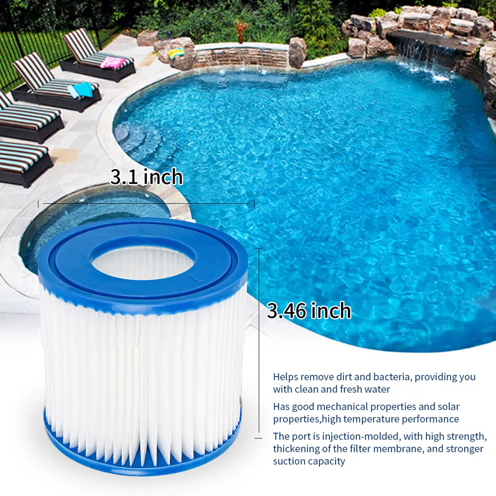 Filtre de piscine de remplacement compatible avec la pompe 58381 Flowclear Lay-Z-Spa - Miami Vegas Palm Springs