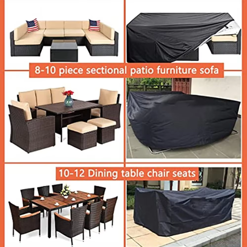 Ensemble de housses universelles pour meubles de jardin