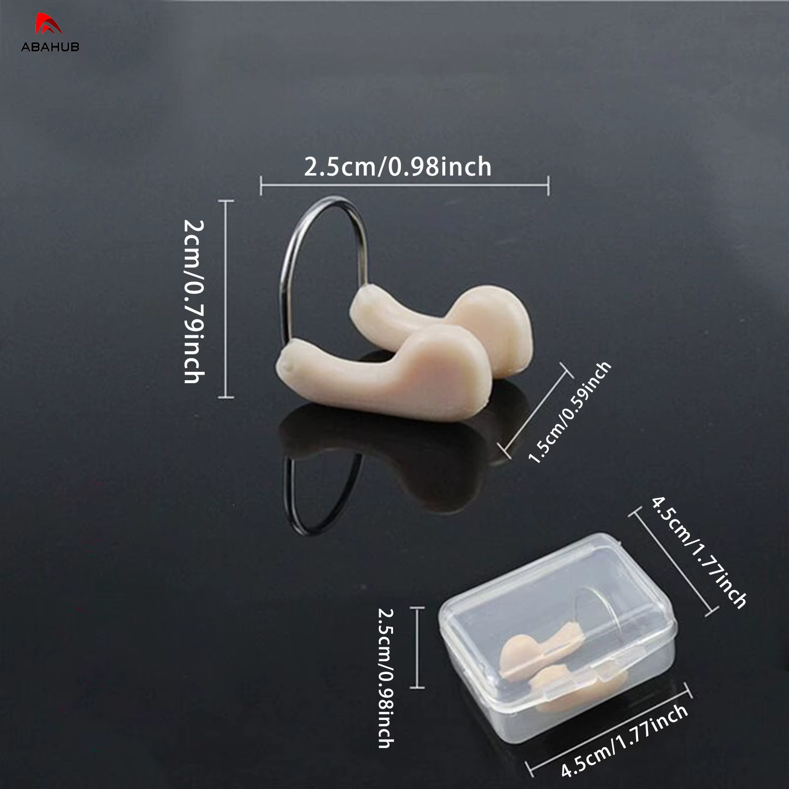 Clip nasal de natation, clip nasal de natation en silicone haut de gamme, antidérapant et anti-chute pour adultes, clip nasal d'entraînement anti-étouffement, unisexe