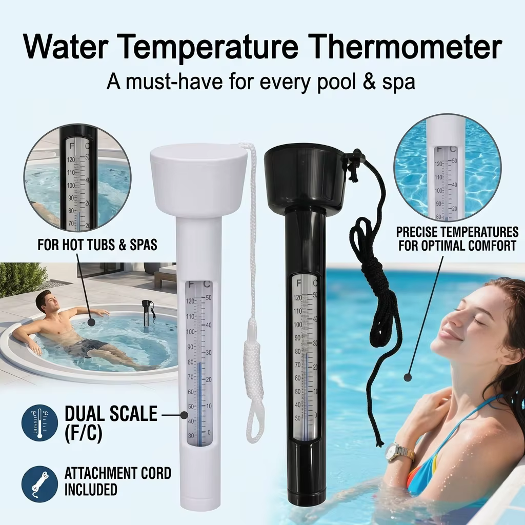 Thermomètre de piscine flottant pour la maintenance des piscines