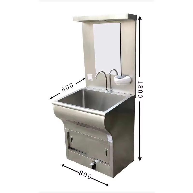 Évier chirurgical en acier inoxydable 304 simple