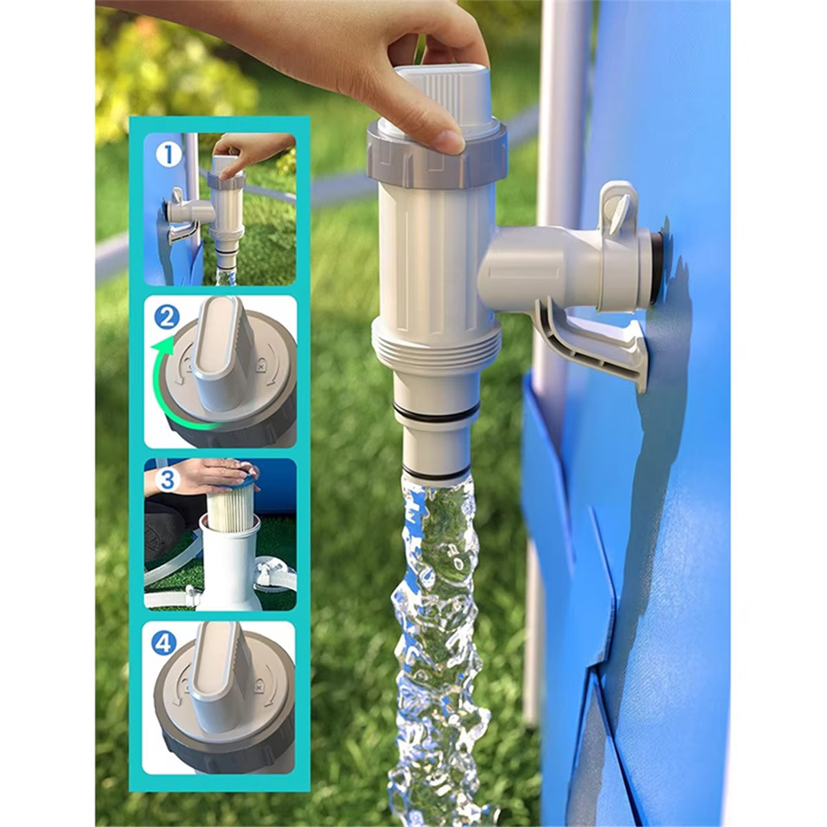Adaptateur de tuyau de piscine