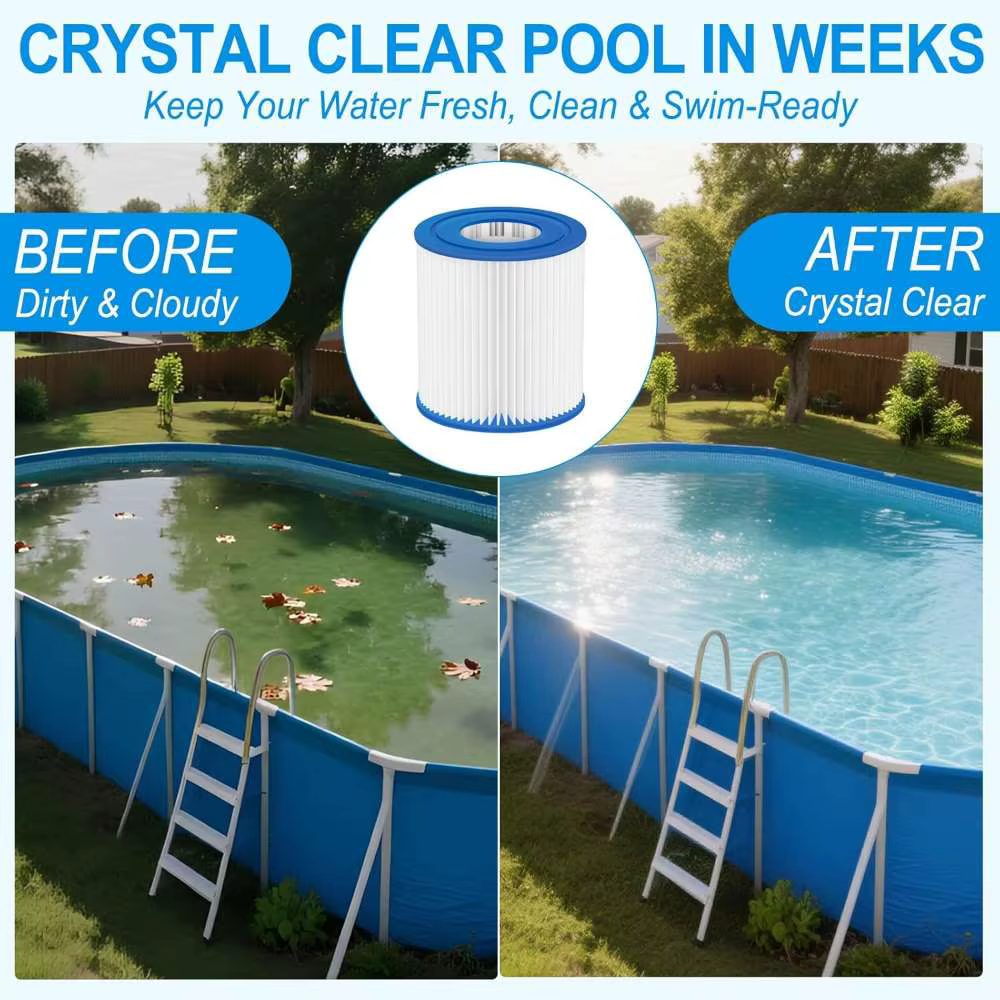 Filtre de piscine Type H 29007E pour pompe Intex 28601 28602 330 GPH