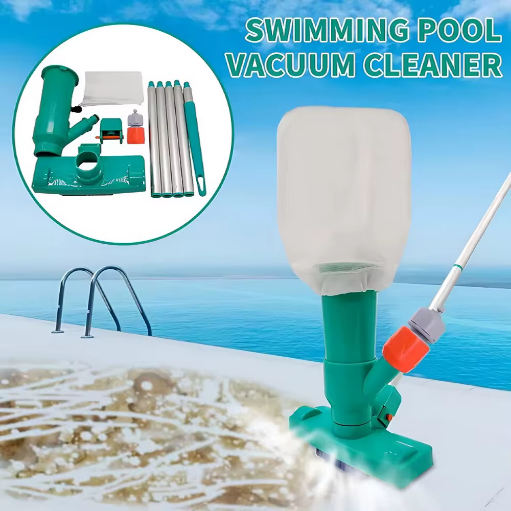 Aspirateur à jet subaquatique pour piscine avec brosse