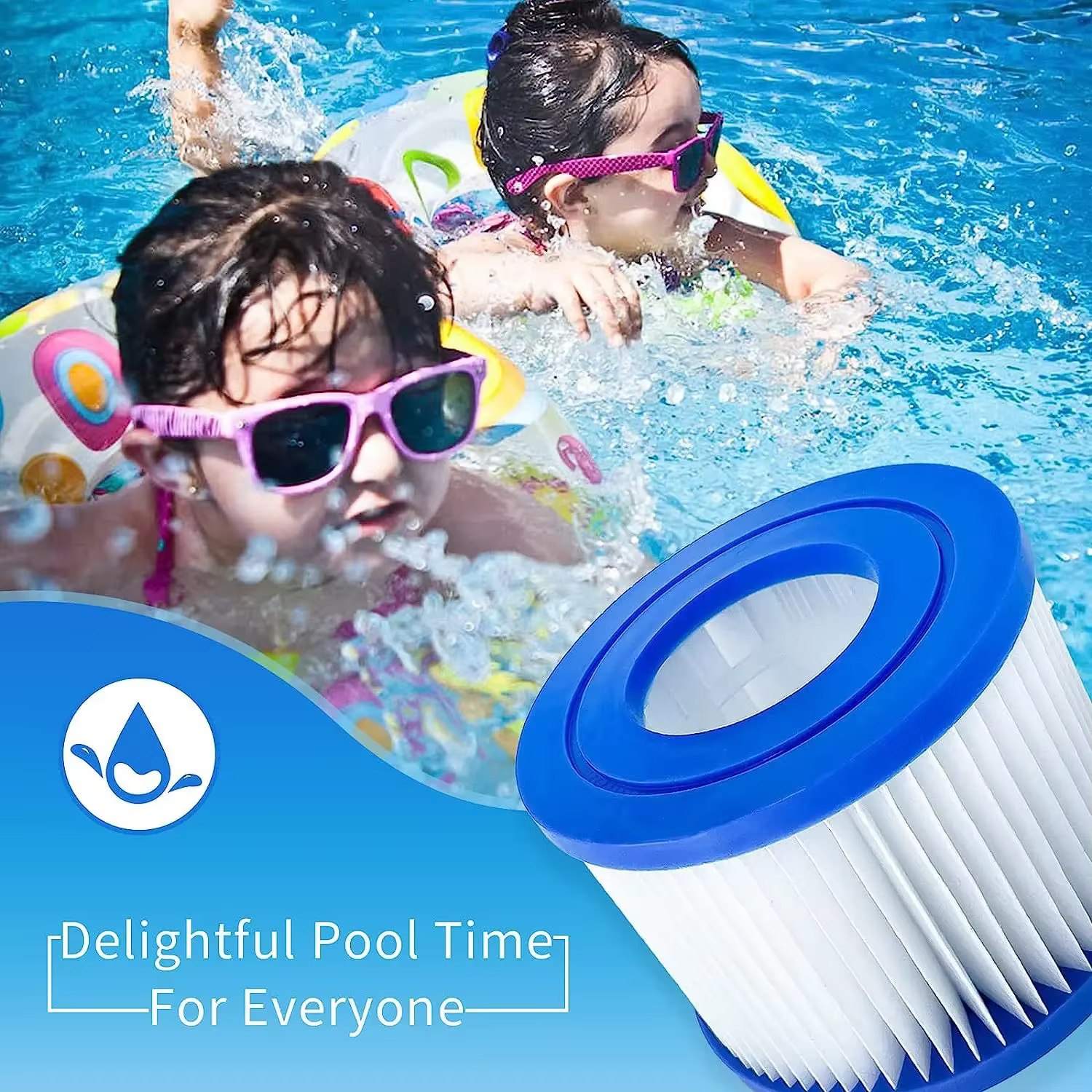 Cartouche de pompe filtrante pour piscine Bestway VI