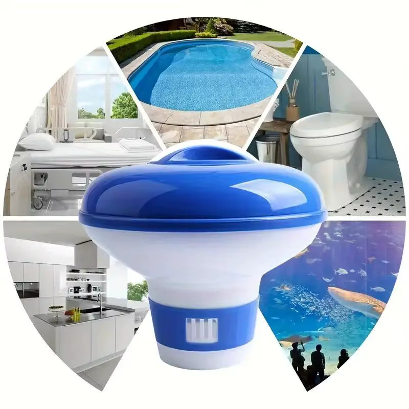 Distributeur de chlore flottant pour piscines intérieures et extérieures