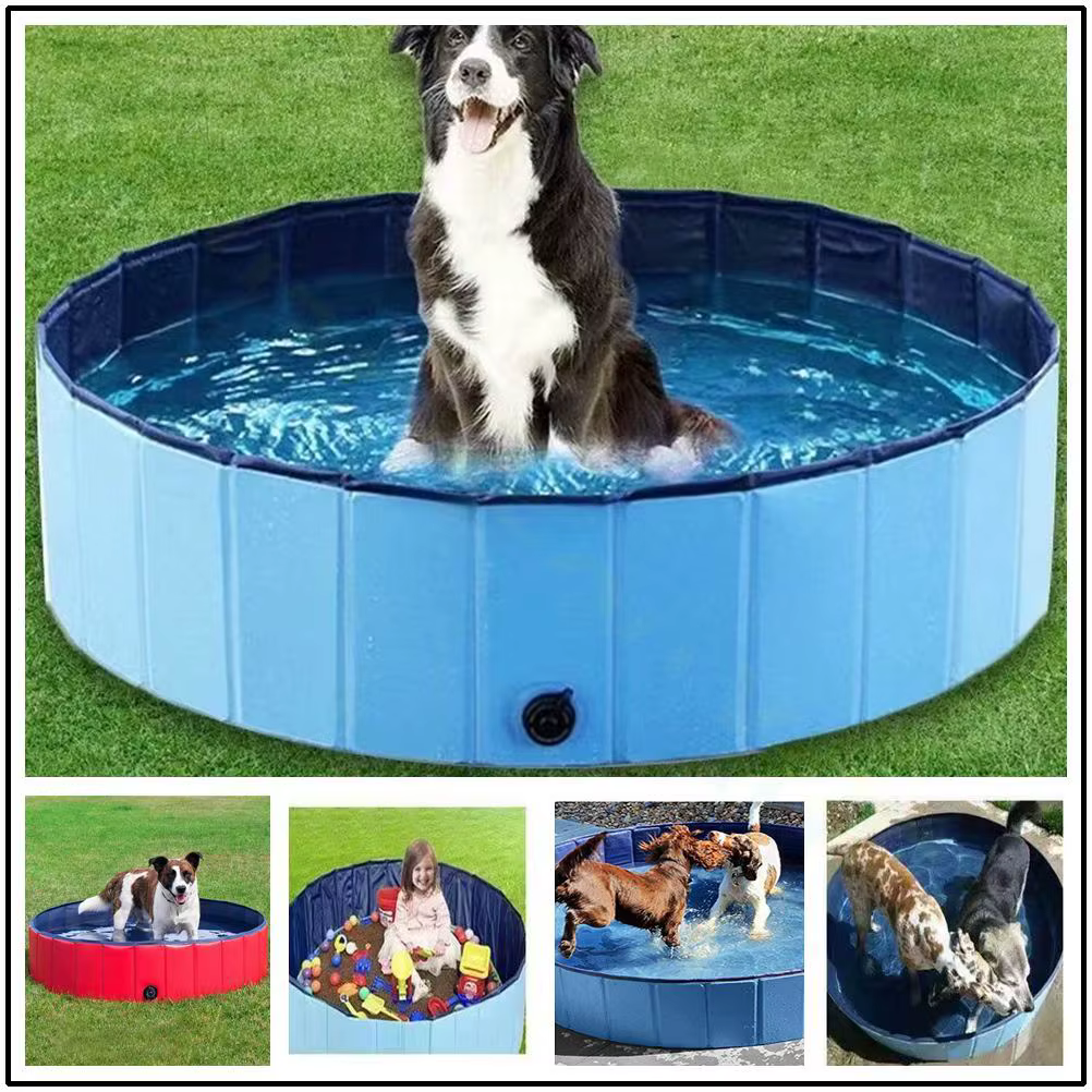 Piscine pliable pour chat et chien