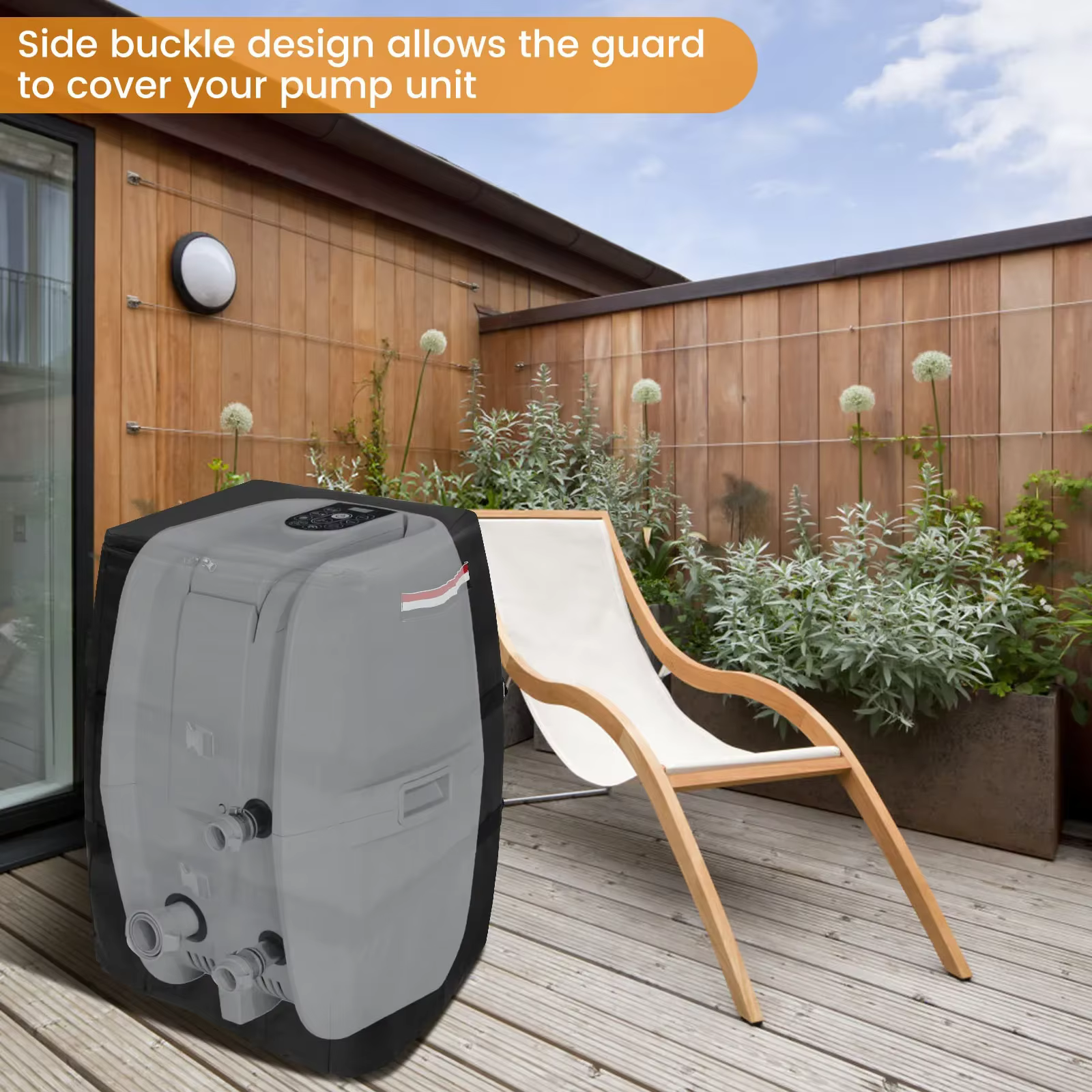 Housse universelle gonflable pour pompe de chauffage de spa