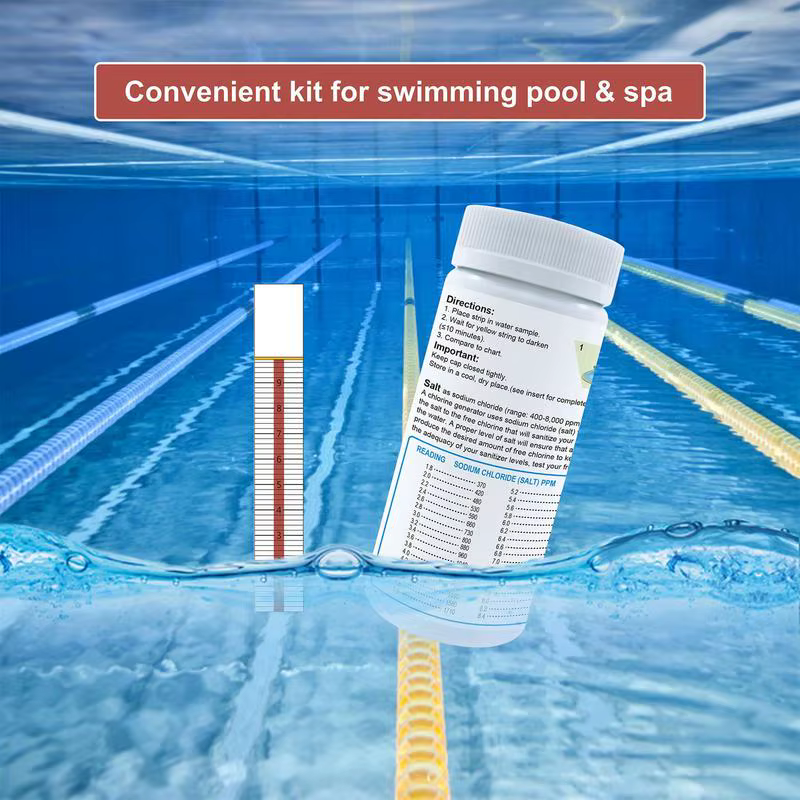 Bandelettes de Test de sel pour piscine