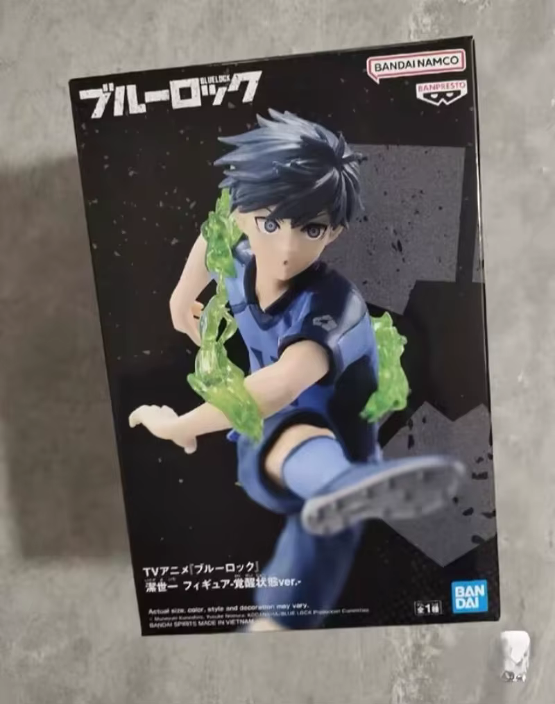 Figurines d'action originales Bandai BLUE LOCK Bachira Meguru Isagi Yoichi, jouets, ornements de bureau, cadeaux d'anniversaire, en stock