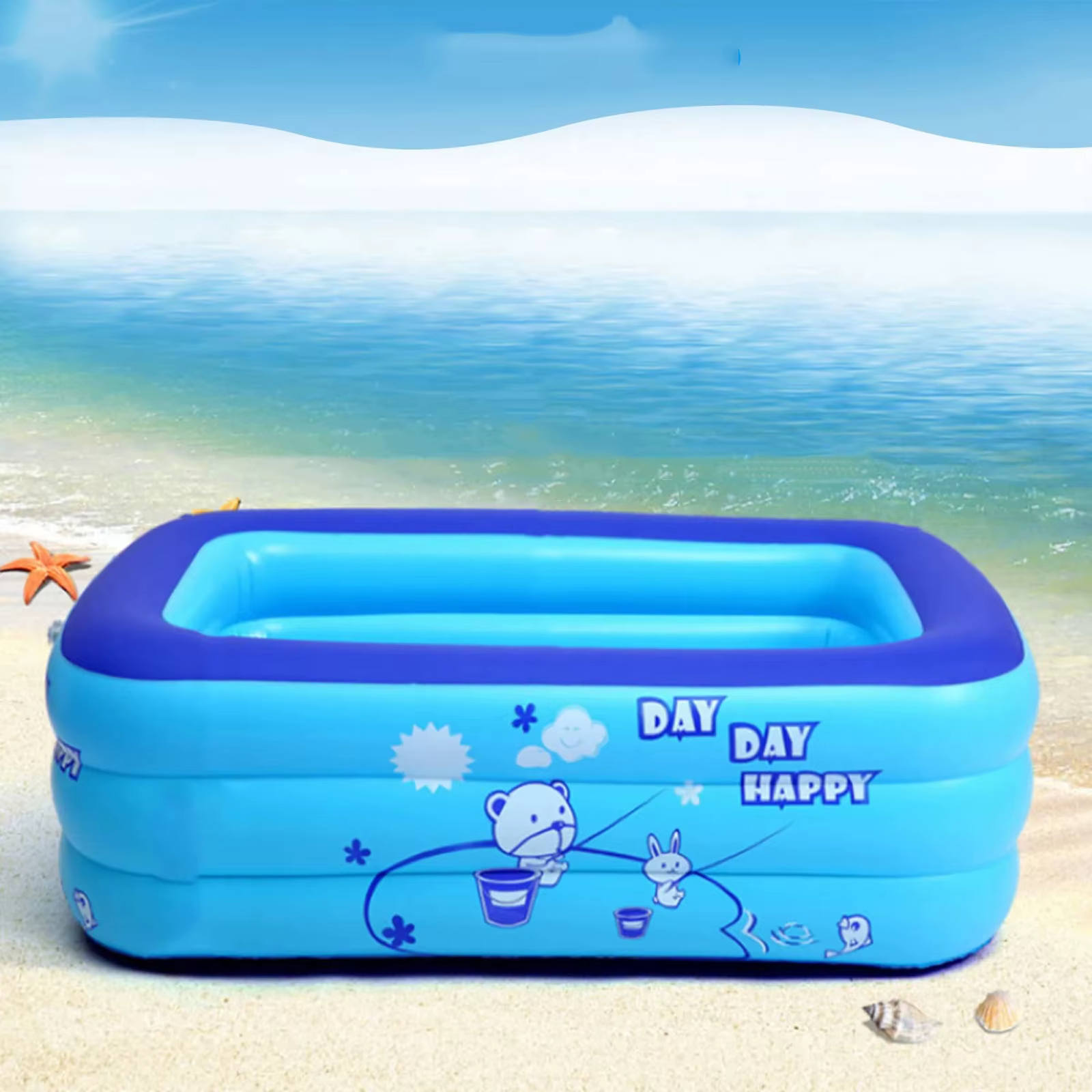 Piscine gonflable carrée pour enfants