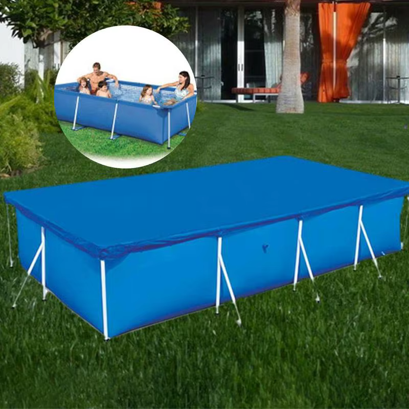 Couverture de piscine rectangulaire