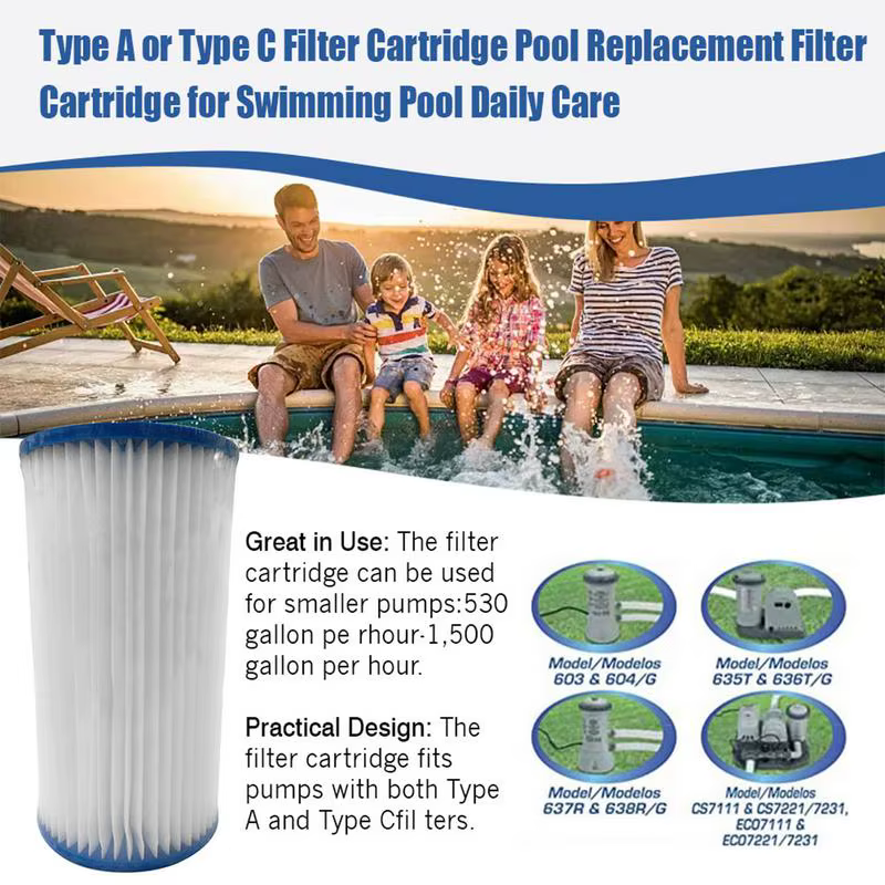 Filtre de piscine Intex de type A pour aspirateur POadvocate INaler29002