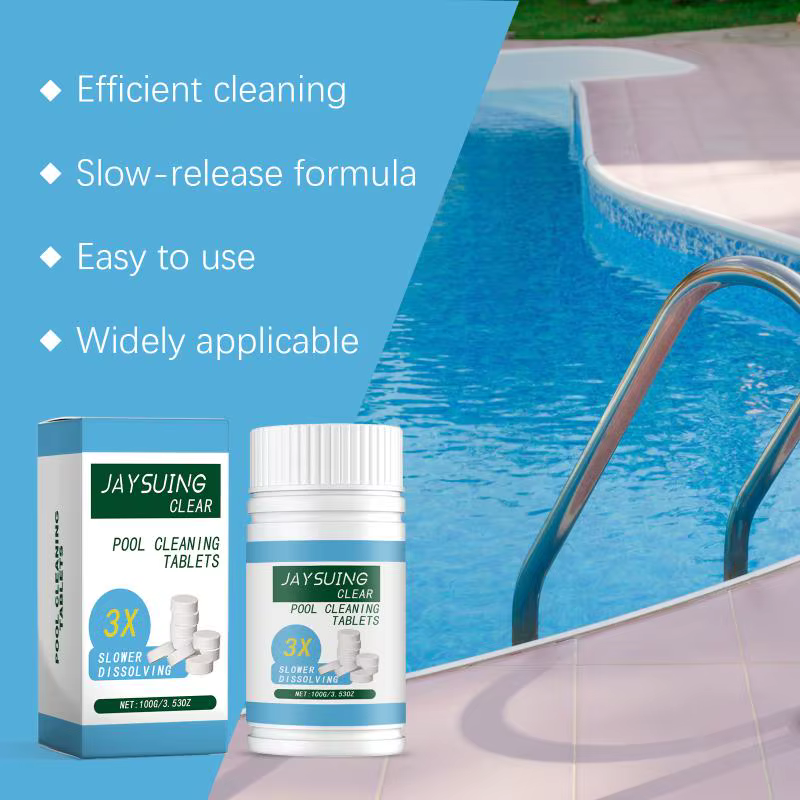 NOUVEAU Comprimés effervescents multi-effets au chlore 100g pour la purification de l'eau