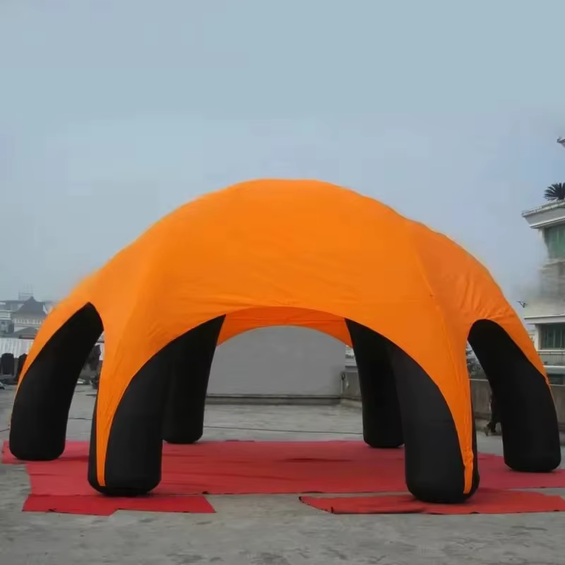 Tente araignée gonflable portable de 6 m, étanche, pour couverture de piscine